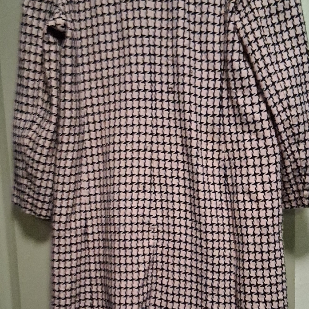 Rabbit Rabbit Rabbit Women's Checkered Trench Coat - Picture 5 of 5